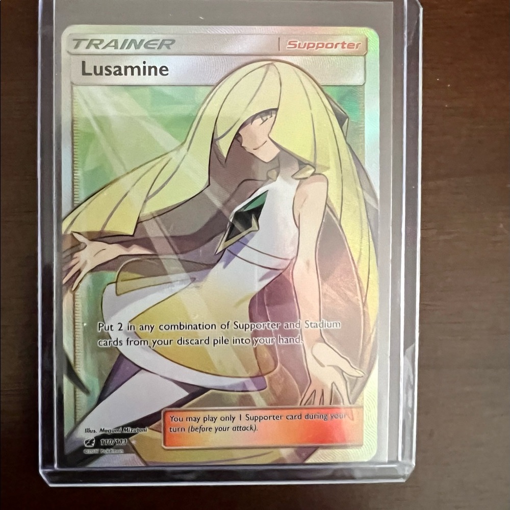 Pokémon Lusamine full art crimson invasion
